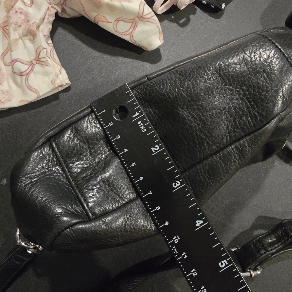 margot Black Leather Crossbody Bag - Picture 12 of 13